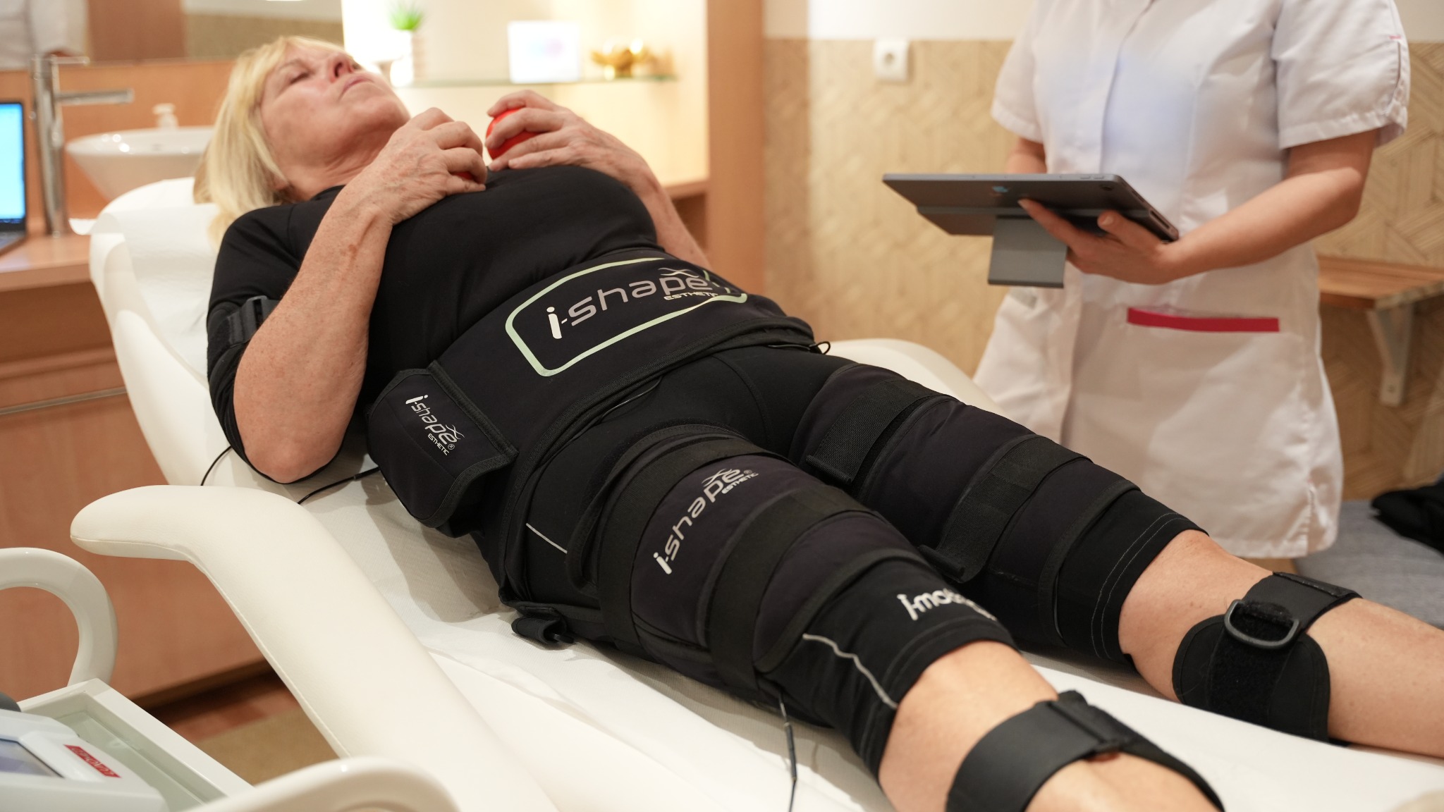 I-Shape · Électrostimulation allongée